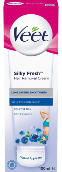 Veet Silky Fresh Hair Removal Cream 100 ml - Gevoelige Huid
