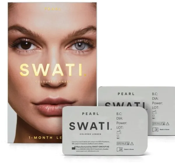 SWATI - Gekleurde Contactlenzen 1 Maand - Pearl