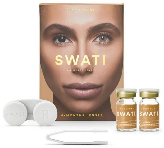 SWATI - Gekleurde Contactlenzen 6 Maanden Sandstone