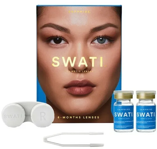 SWATI - Gekleurde Contactlenzen 6 Maanden - Sapphire