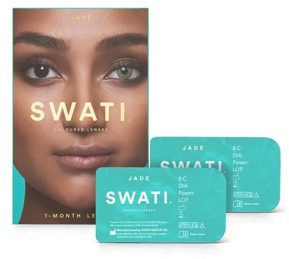 SWATI - Gekleurde Contactlenzen 1 Maand Jade