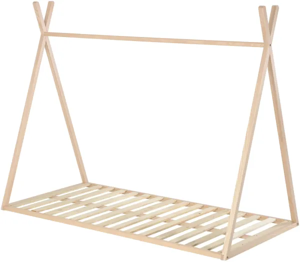 LAFORMA Maralis tipi bed - naturel essen (90x190)
